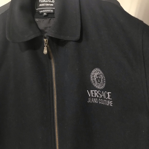 Versace jacket black XL - Picture 2 of 5
